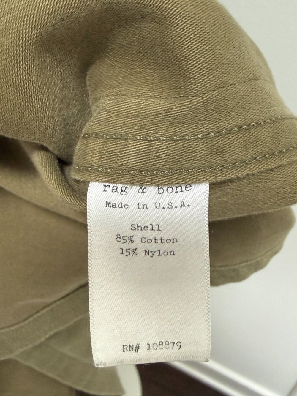 Rag & Bone Green Field Jacket, Size 6 - Picture 3 of 3